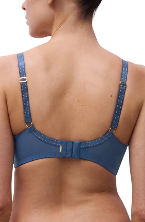 Chantelle Lingerie Rive Gauche Full Coverage Underwire Bra In Blue