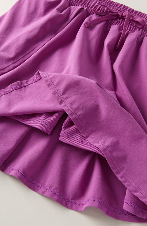 Zella Girl Kids' Fly Away High Waist Skort In Pink