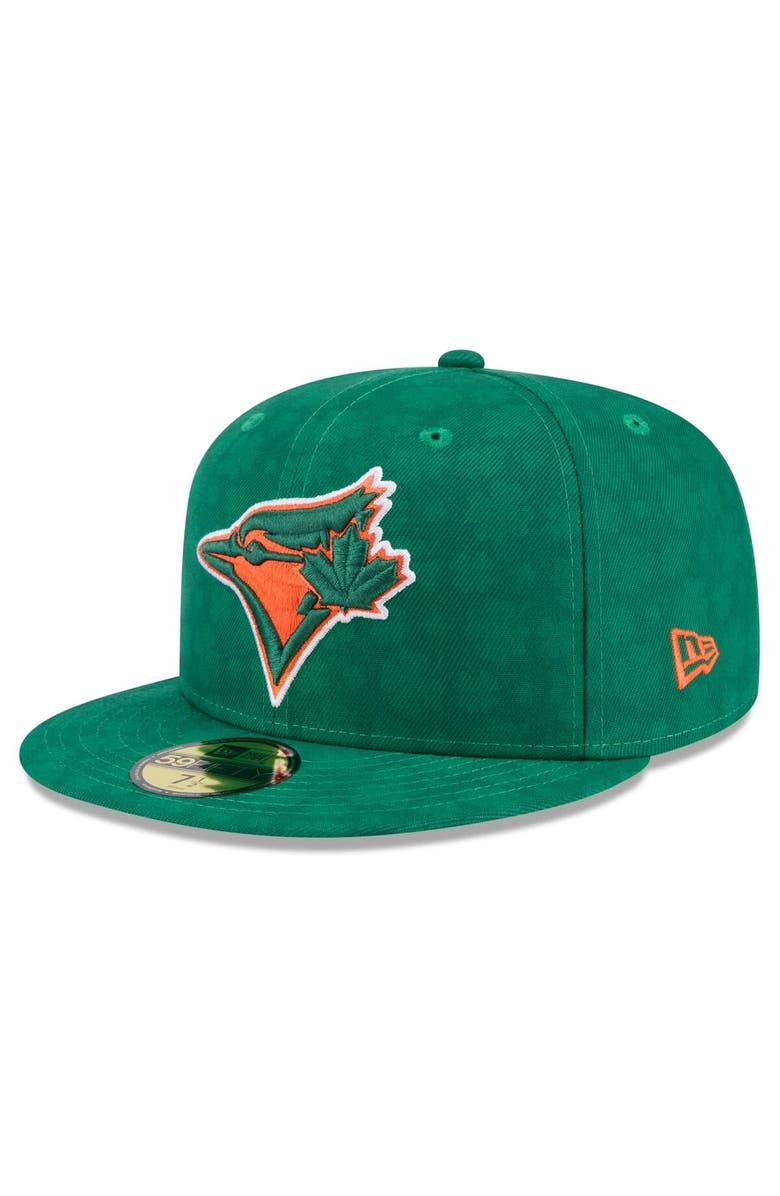 New Era Men's New Era Kelly Green Toronto Blue Jays St. Patrick's Day 59FIFTY Fitted Hat, Main, color, 