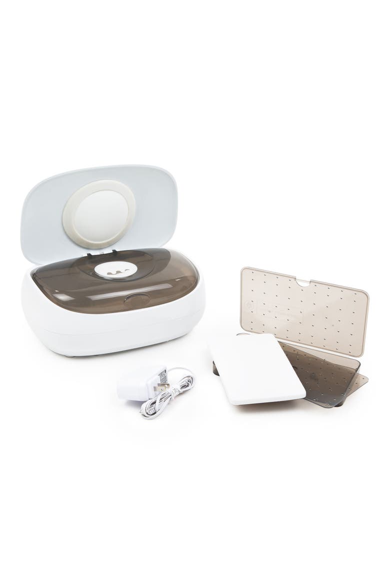 EVO™ WipesWARMER with Replacement TipTop & EverFRESH Pillow Insets, Alternate, color, WHITE