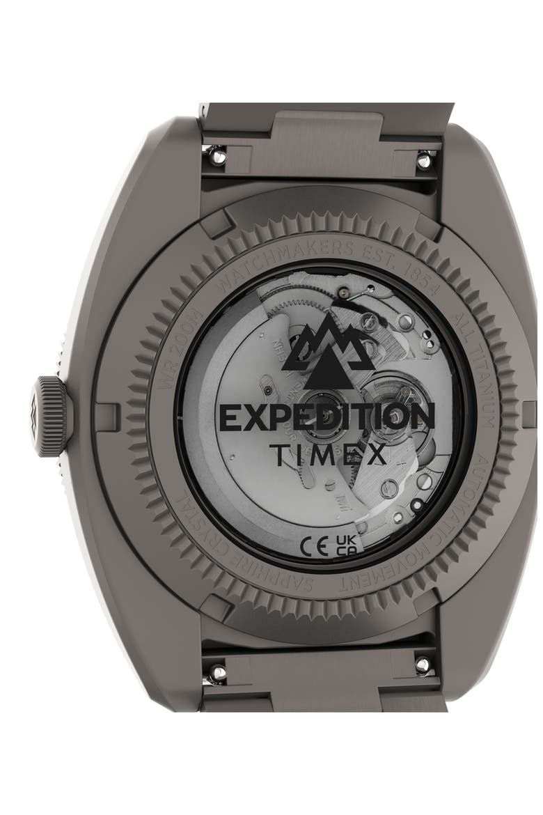 Expedition Pioneer Titanium Automatic Bracelet Watch, 41mm, Alternate, color, TITANIUM