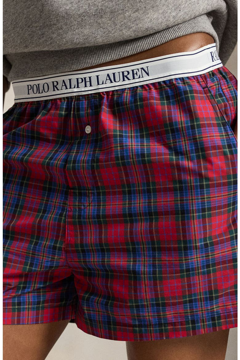 Cotton Sleep Boxers, Alternate, color, ELLIOT PLAID
