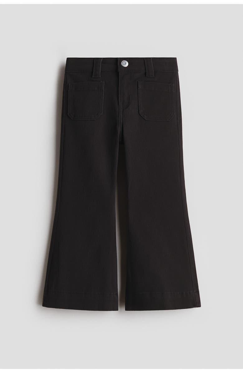 H&M Flared Jeans, Main, color, Black