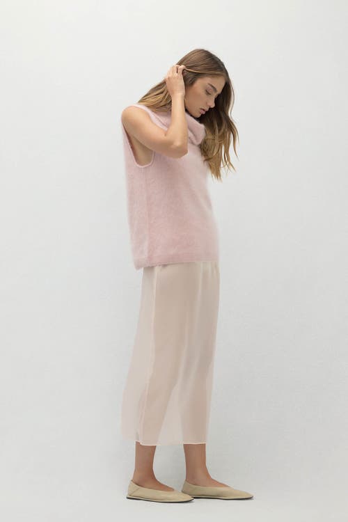 Naked Cashmere Chiara Sleeveless Turtleneck Sweater In Pink