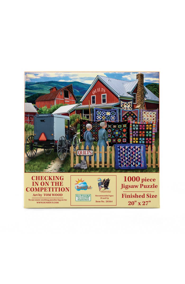 Sunsout Checking in on the Competition 1000 piece Jigsaw Puzzle for Adults, Alternate, color, Multicolor