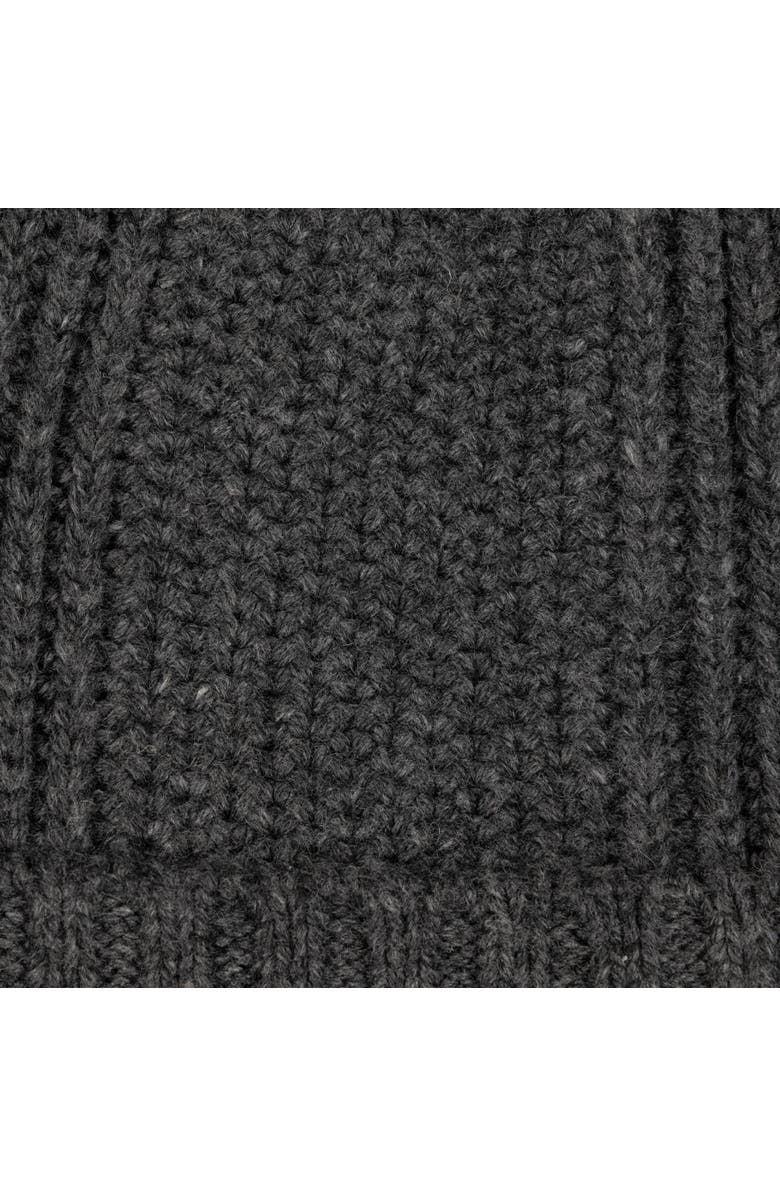 Echo Arched Rib Beanie, Alternate, color, Charcoal