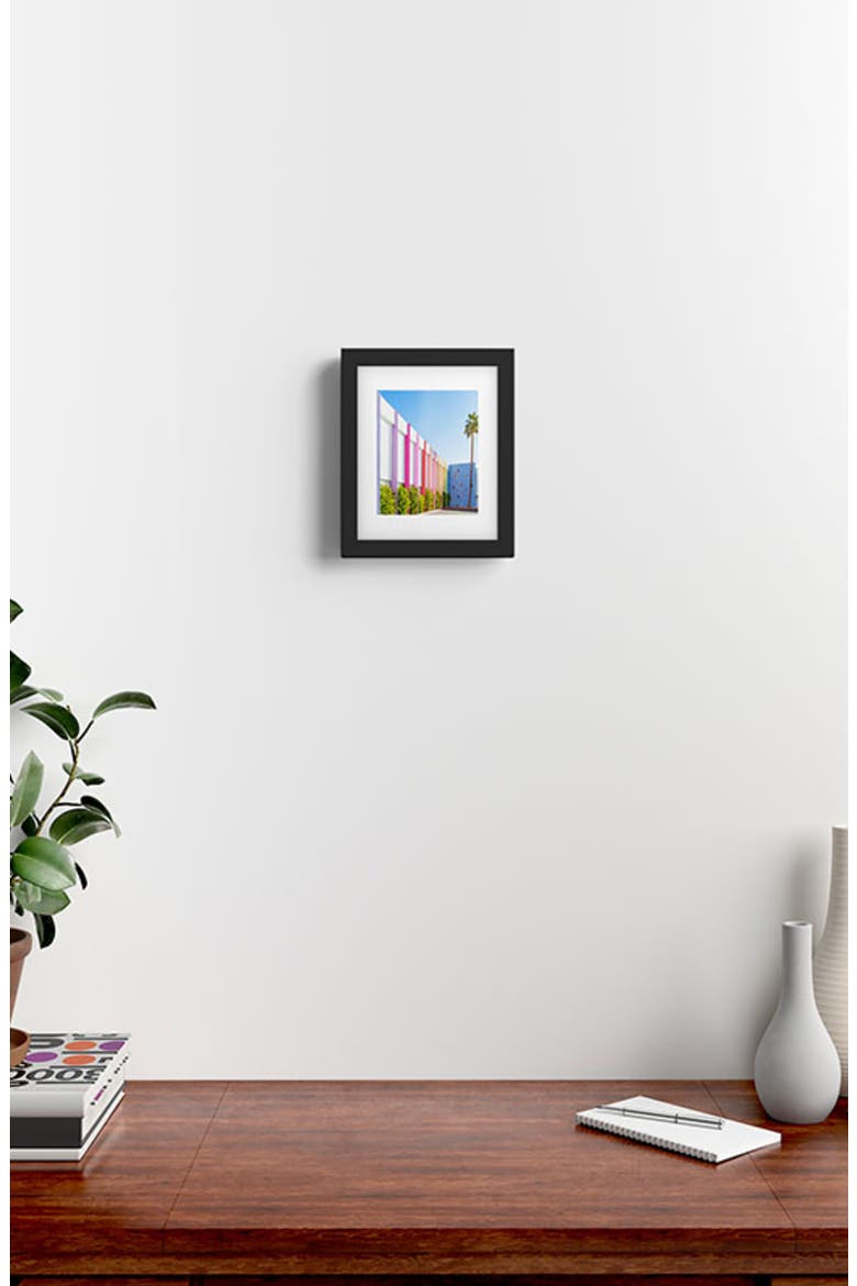Hue Framed Art Print, Alternate, color, BLUE