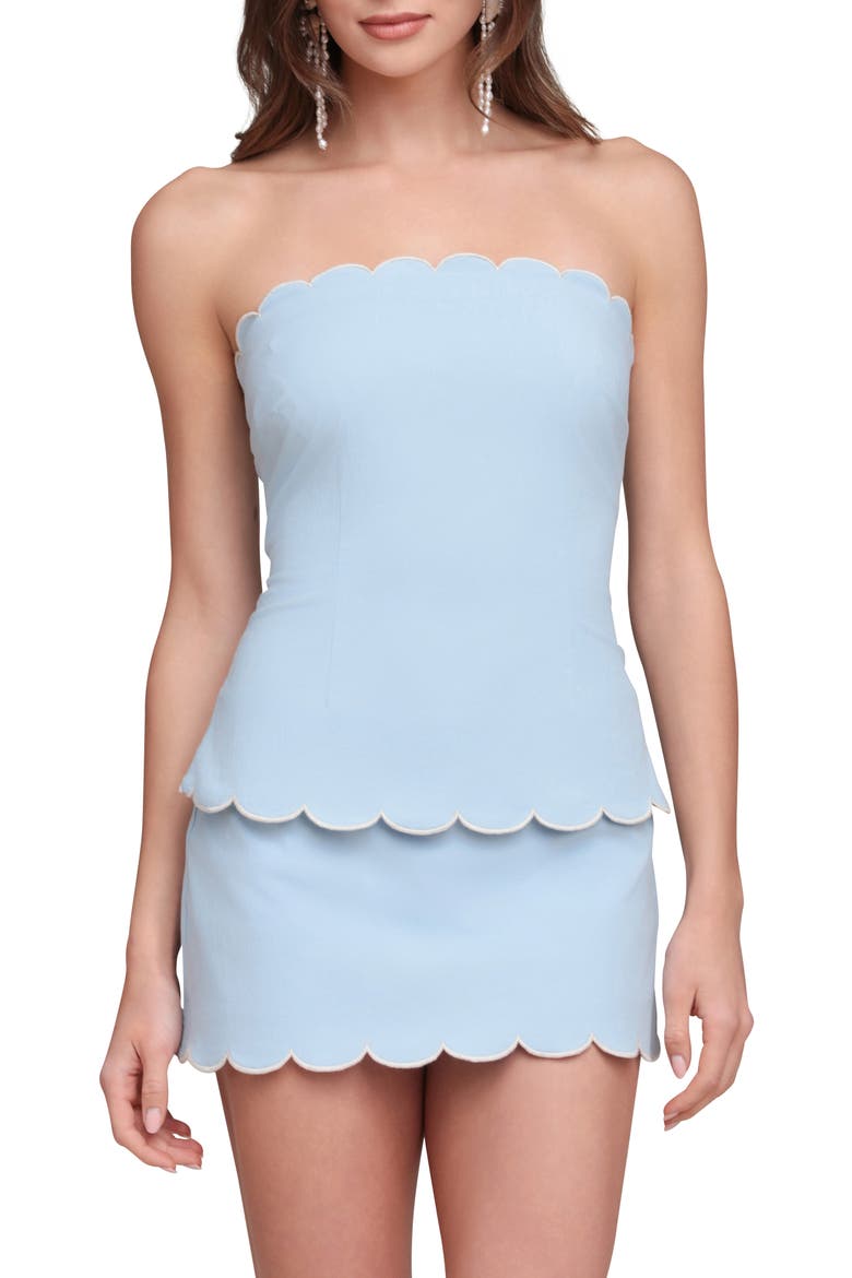 Scallop Edge Tube Top, Main, color, SEAFOAM
