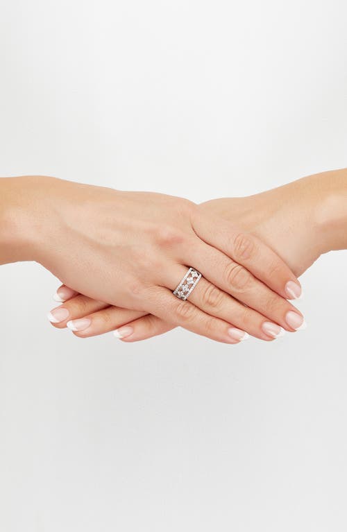 Frankie & Zoe 10k White Gold Lab Grown Diamond Band Ring In Gold