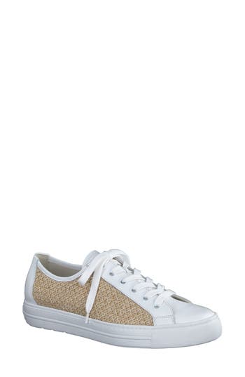 Paul Green Women's Rachel Sneakers In White Nature Combo