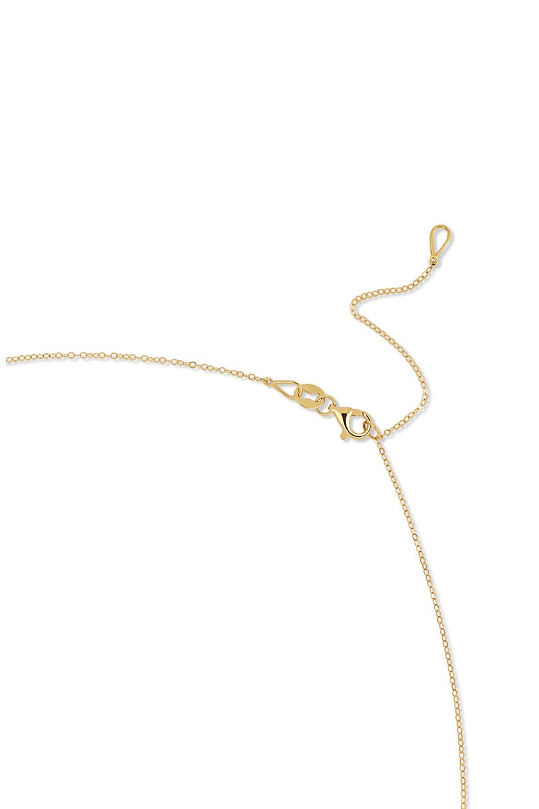 14K Yellow Gold Butterfly Pendant Necklace, Alternate, color, 14KY