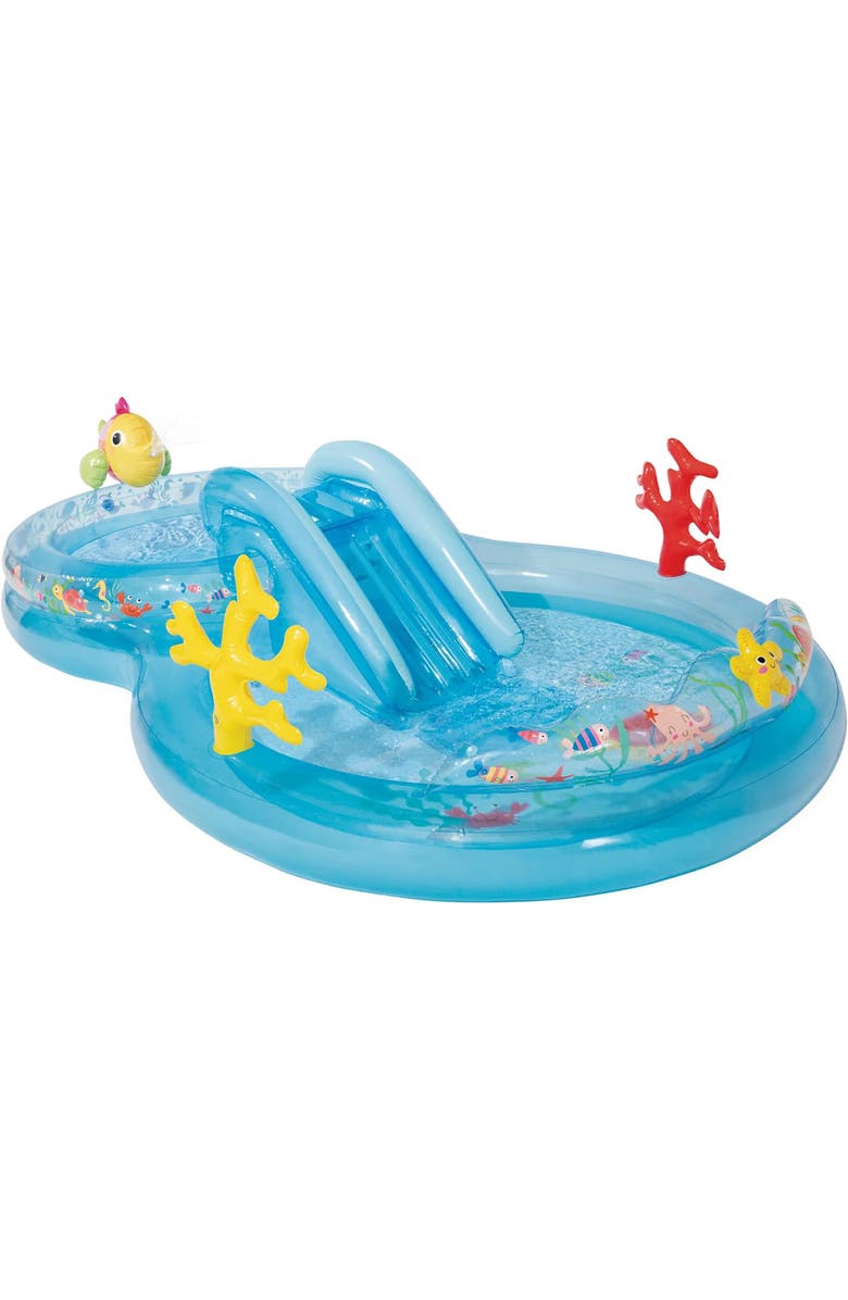 Intex Under The Sea Inflatable Kiddie Pool, Main, color, Multicolored