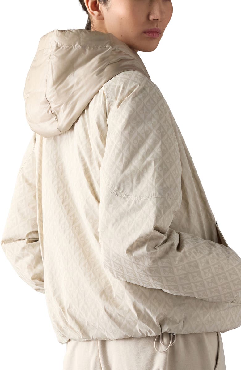 Moose Knuckles Tegan Water Repellent Bomber Jacket with Removable 800 Fill Power Down Puffer Liner, Alternate, color, Alabaster