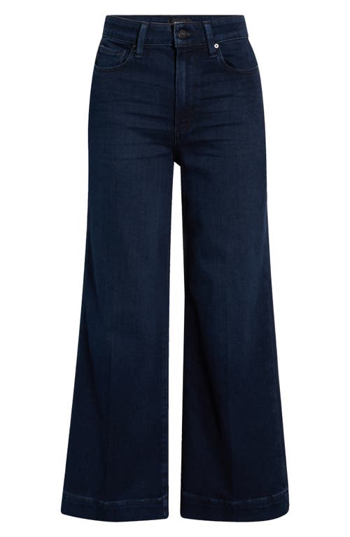 Paige Anessa High Waist Ankle Wide Leg Jeans In Blue