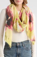 Vince Camuto Inky Floral Supersoft Wrap Scarf