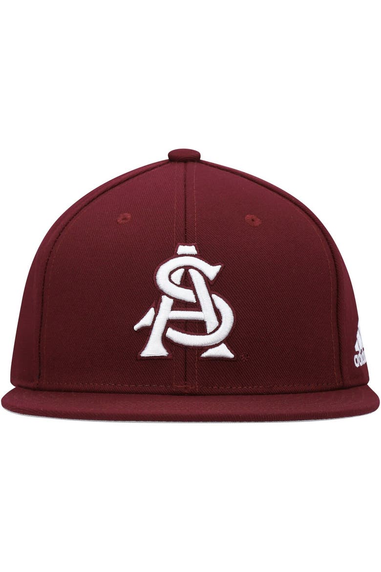 Men's adidas Maroon Arizona State Sun Devils On-Field Baseball Fitted Hat, Alternate, color, Maroon