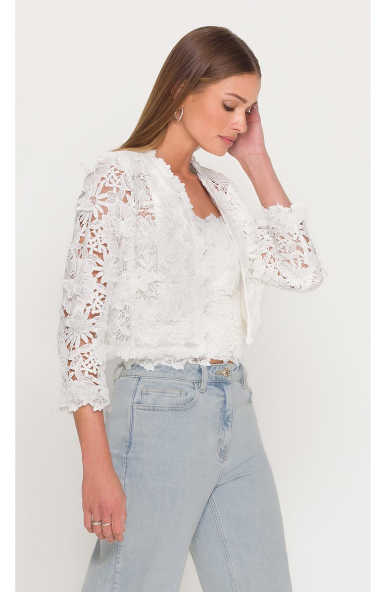 Generation Love Myra 3D Butterfly Lace Jacket, Alternate, color, 