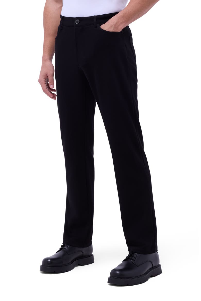Soft Touch Five Pocket Pants, Main, color, BLACK