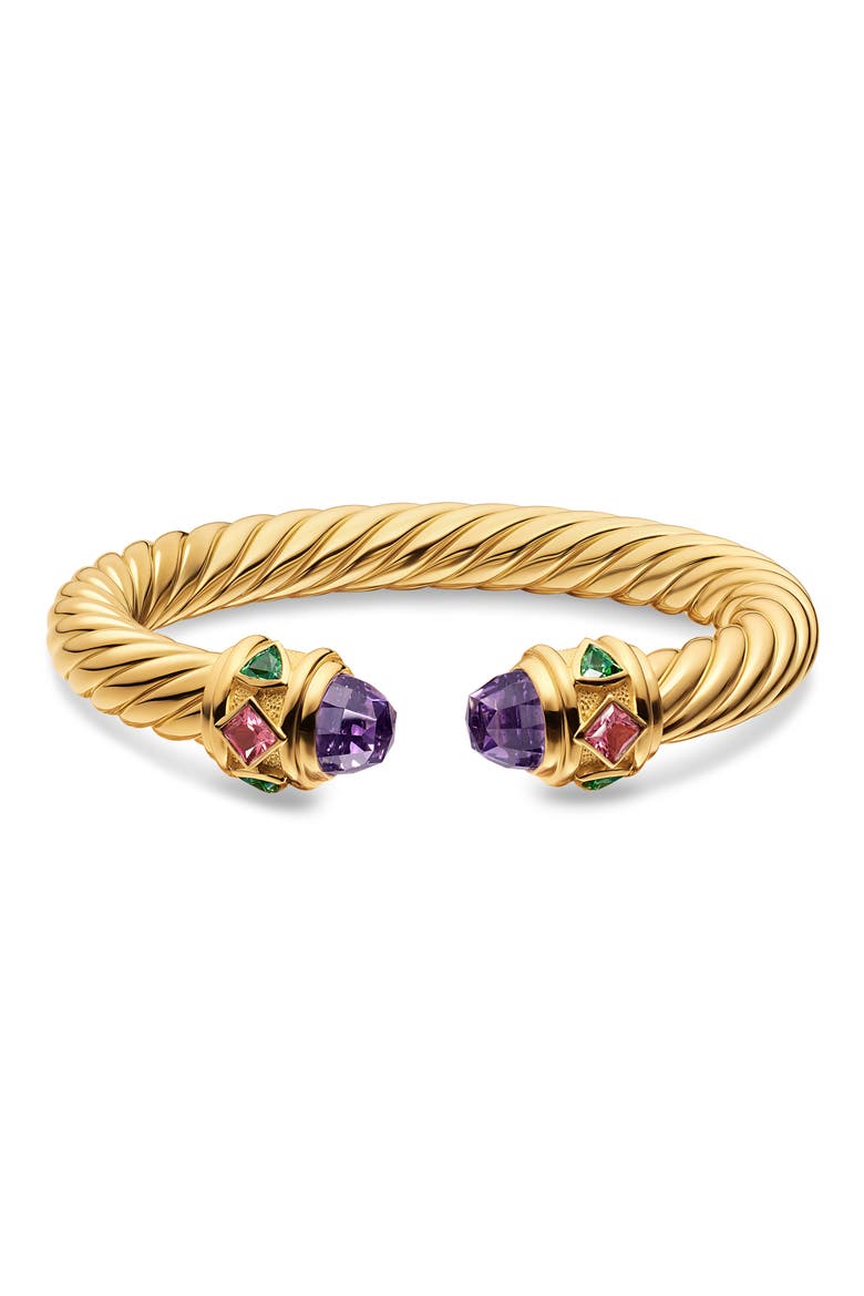 Renaissance Bracelet with Semiprecious Stones, Alternate, color, AMETHYST