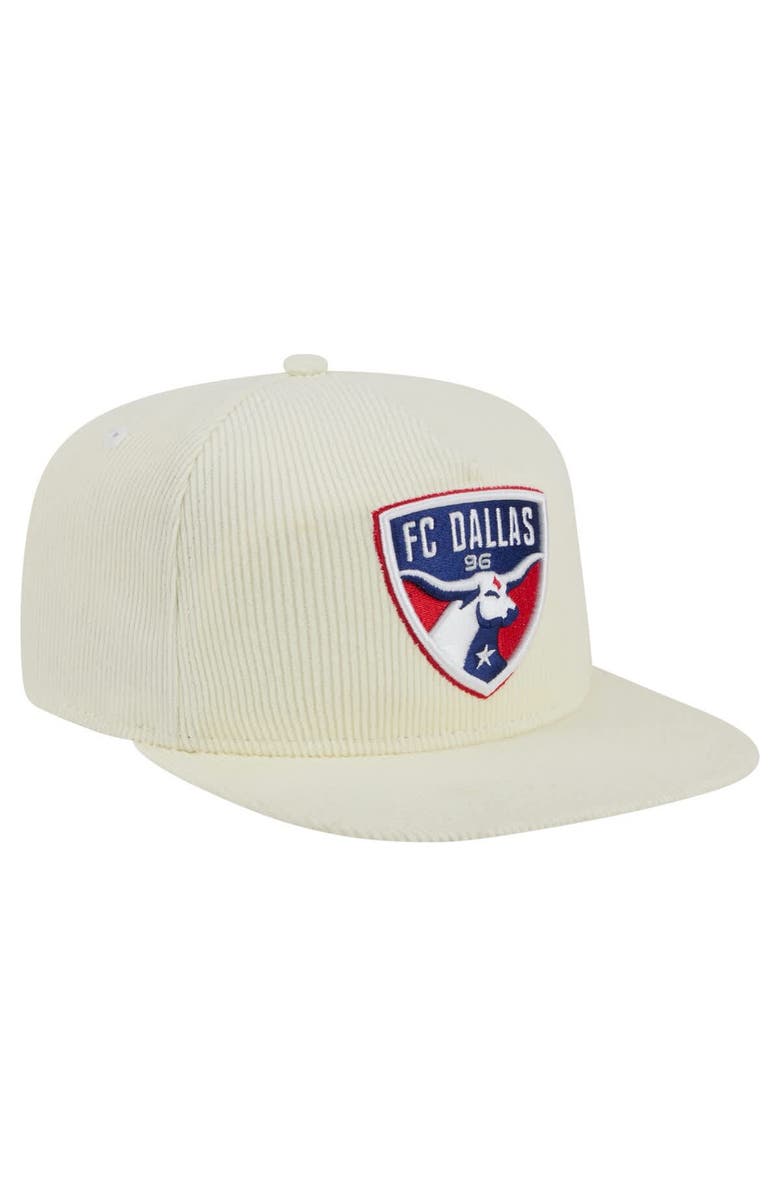 New Era Men's New Era  Cream FC Dallas 2025 Kickoff Snapback Golfer Hat, Alternate, color, Cream