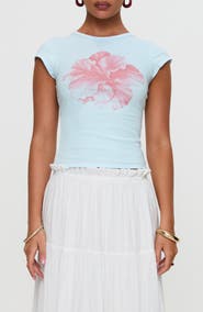 Princess Polly Owenz Hibiscus Graphic Baby Tee