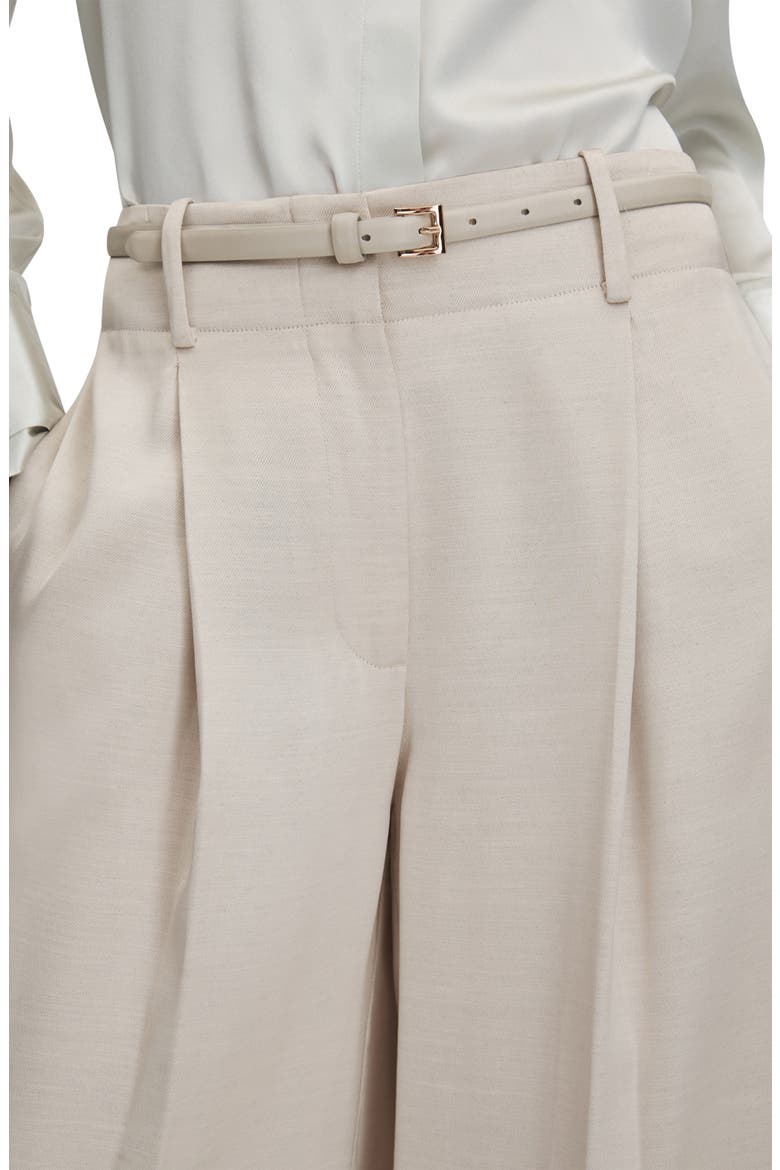 Isla High Waist Wide Leg Pants, Alternate, color, CHAMPAGNE