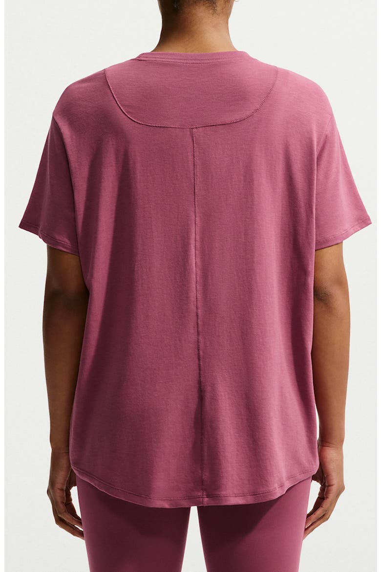 One Relaxed Dri-FIT T-Shirt, Alternate, color, PINK SMOKE/ WHITE