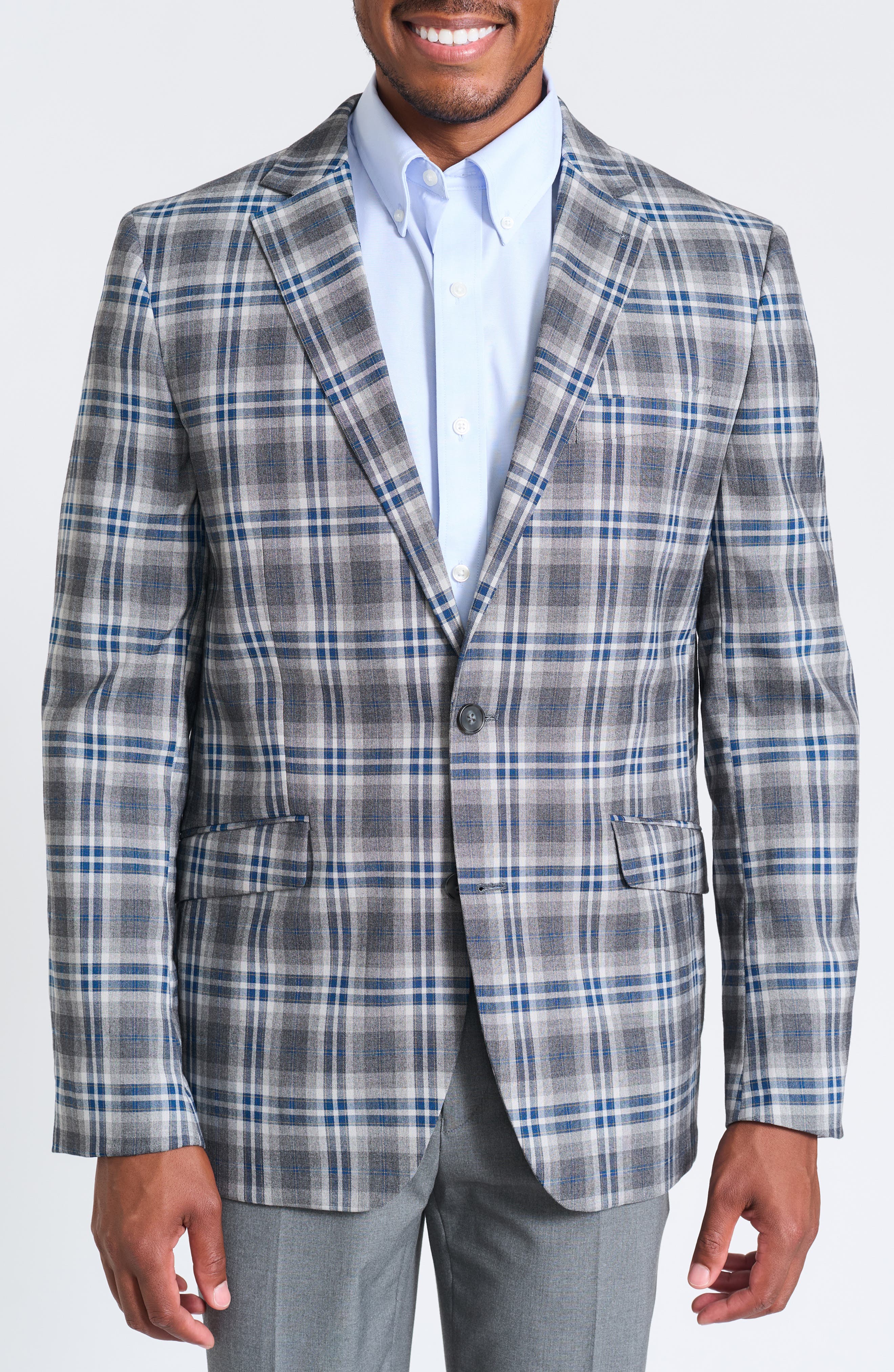 SAVILE ROW CO Plaid Sport Coat