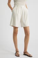 Nordstrom Pleat Front Trouser Shorts