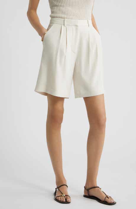 Pleat Front Trouser Shorts