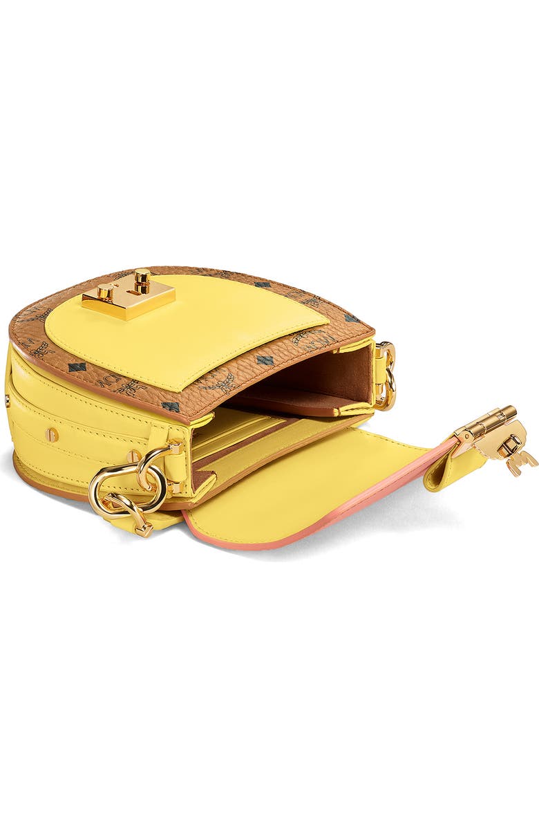 MCM Patricia Visetos Leather Colorblock Crossbody Bag, Alternate, color,