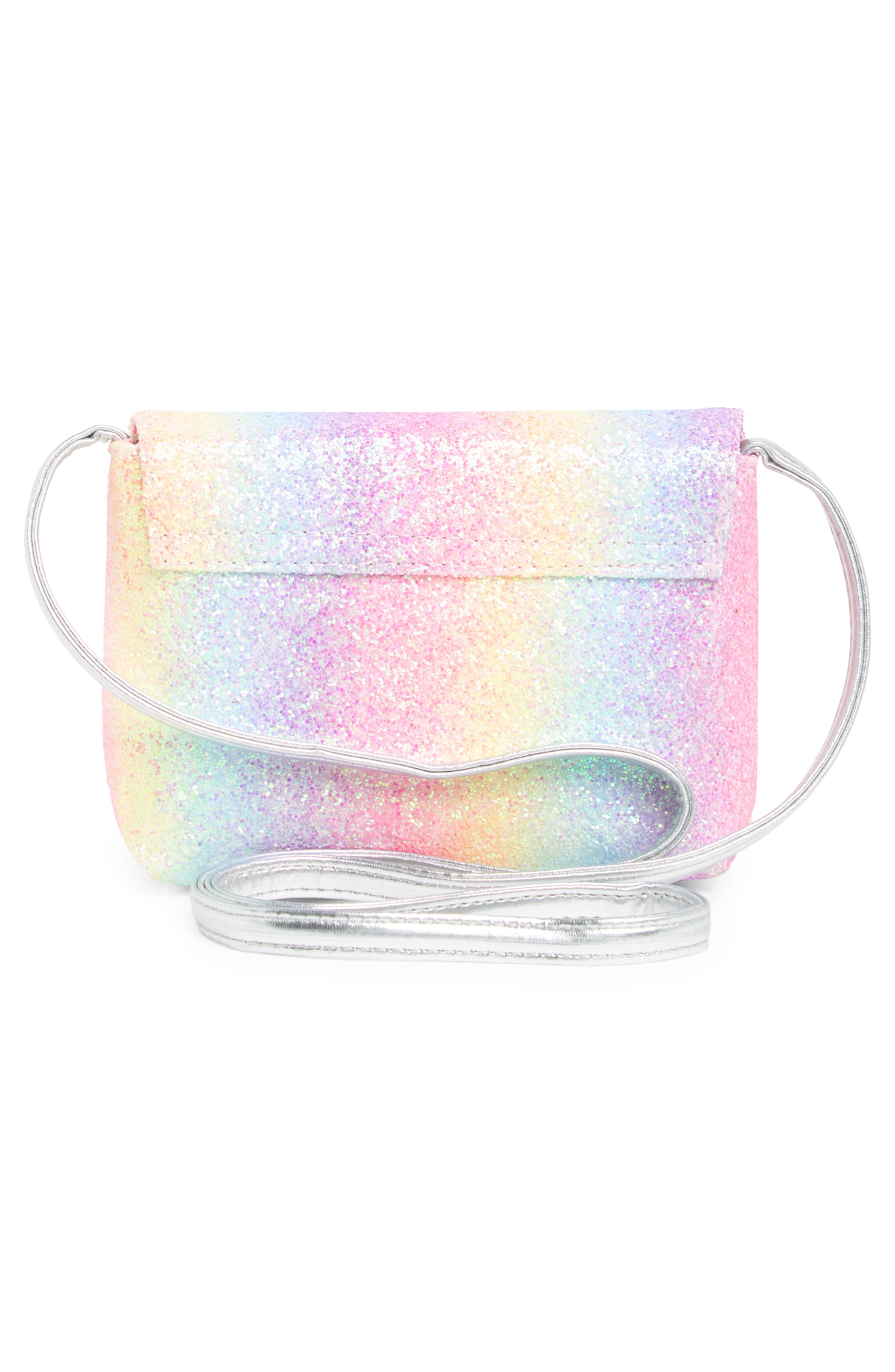 Kids' Glitter Crossbody Bag, Alternate, color, MULTI CO
