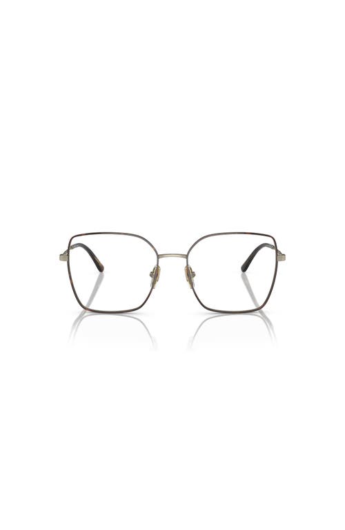 Vogue Eyewear 51mm Irregular Optical Glasses In Brown