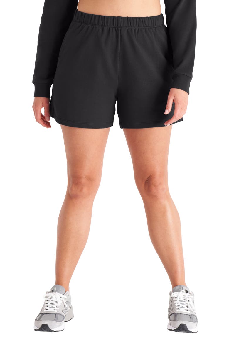 The Standard Stitch The Sweat Short, Main, color, Vintage Black