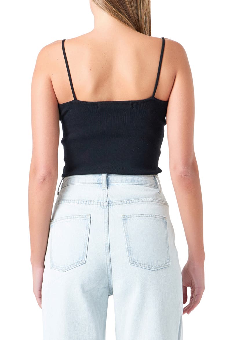 Rib Camisole, Alternate, color, BLACK