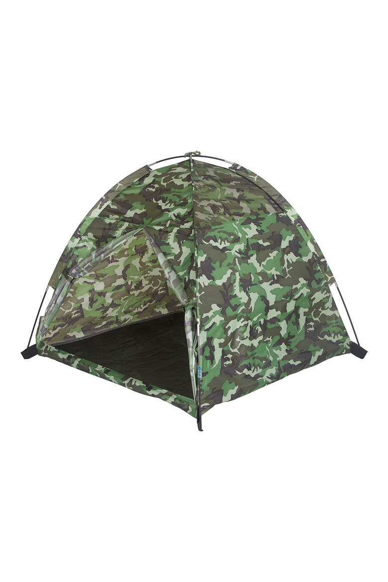 Camo Tent, Chair and Sleeping Bag Set, Alternate, color, GREEN