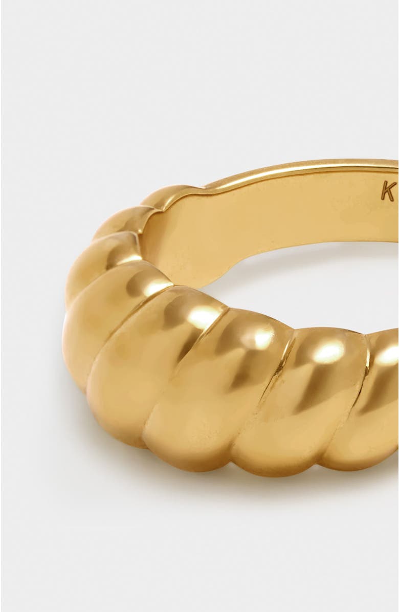 Katie Loxton Harper Twist Ring, Alternate, color, Gold Coated