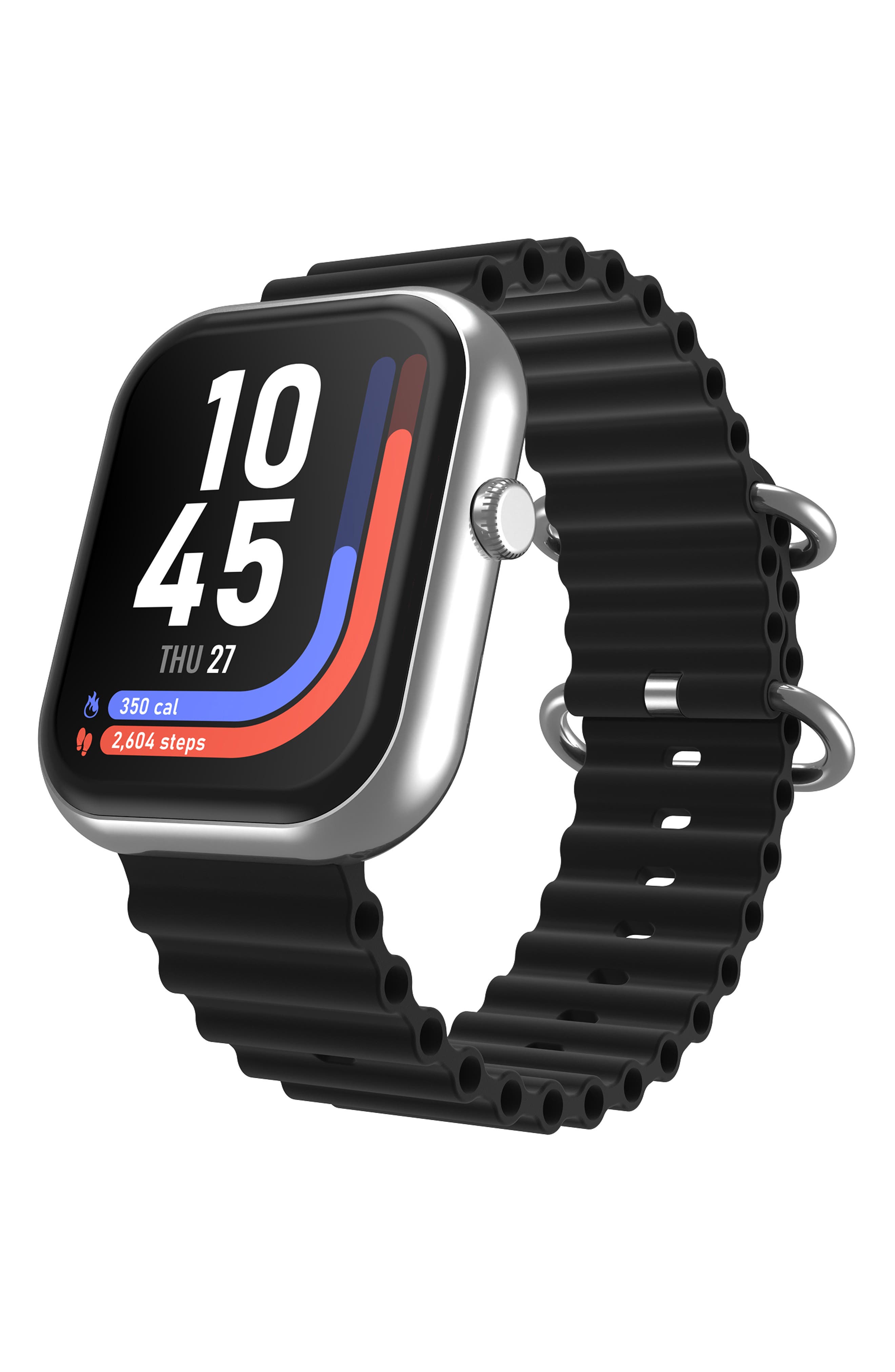 iTouch Air 5 Silicone Strap Smartwatch, 36.8mm x 45.6mm