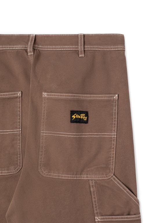 Stan Ray Big Job Baggy Painter Pants In Shale Duck