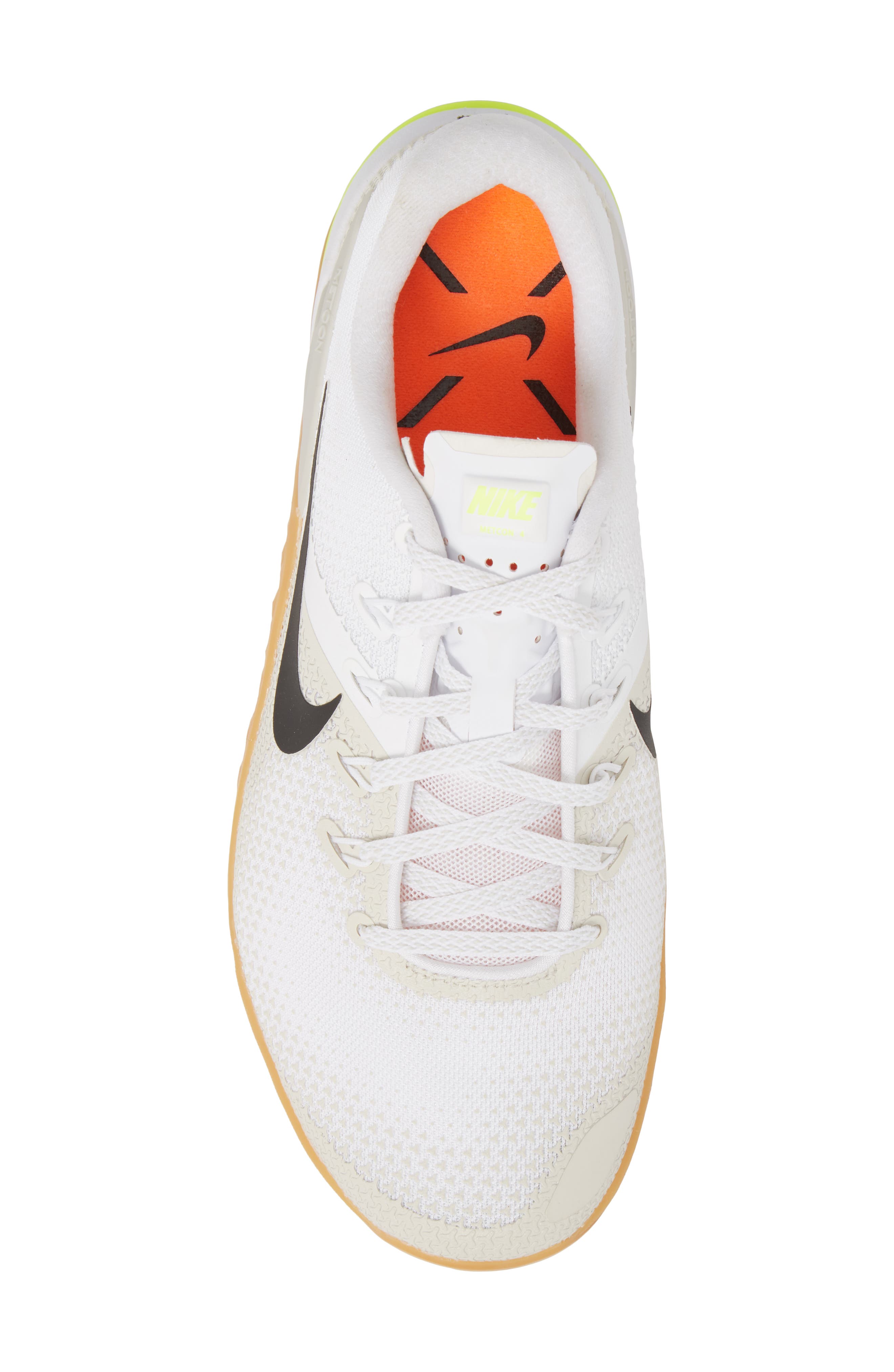 Metcon 4 Training Shoe, Alternate, color, WHITE/ BLACK/ LIGHT BONE