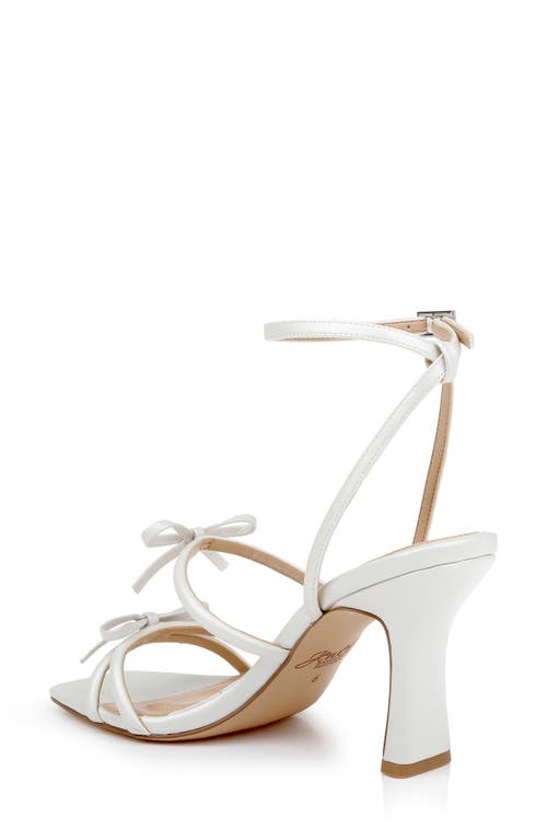 Jewel Badgley Mischka Women's Kiyomi Ii Stiletto Dress Sandals In White Matte