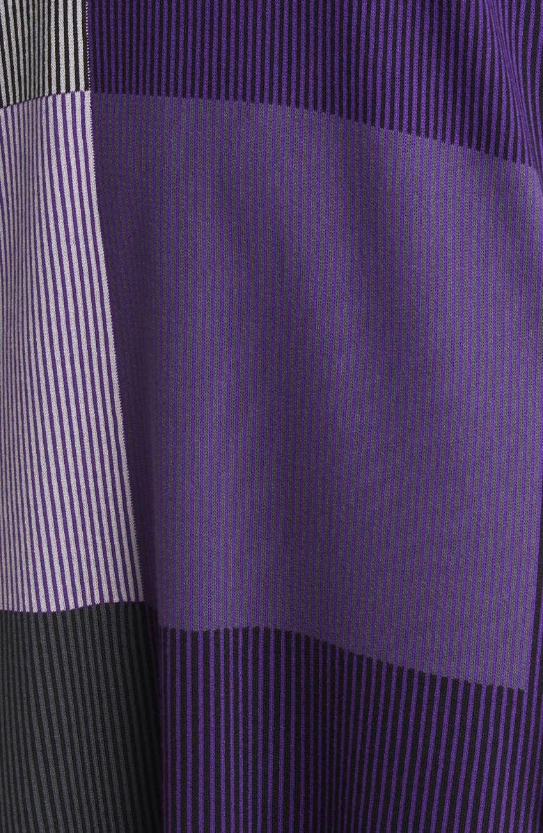 Ming Wang Stripe Colorblock Dress, Alternate, color, 