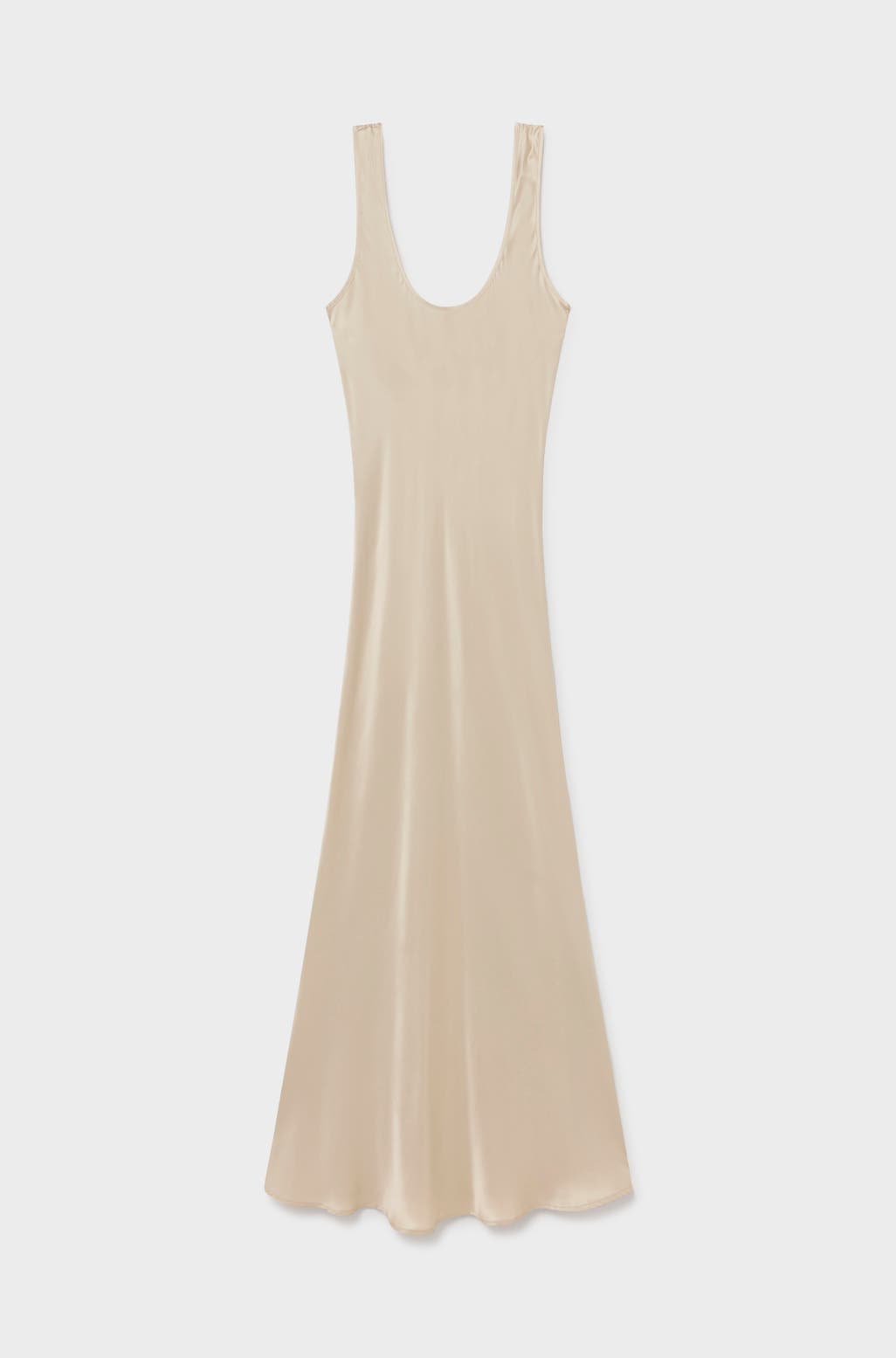 SCOOP NECK DRESS HAZELNUT - image 2