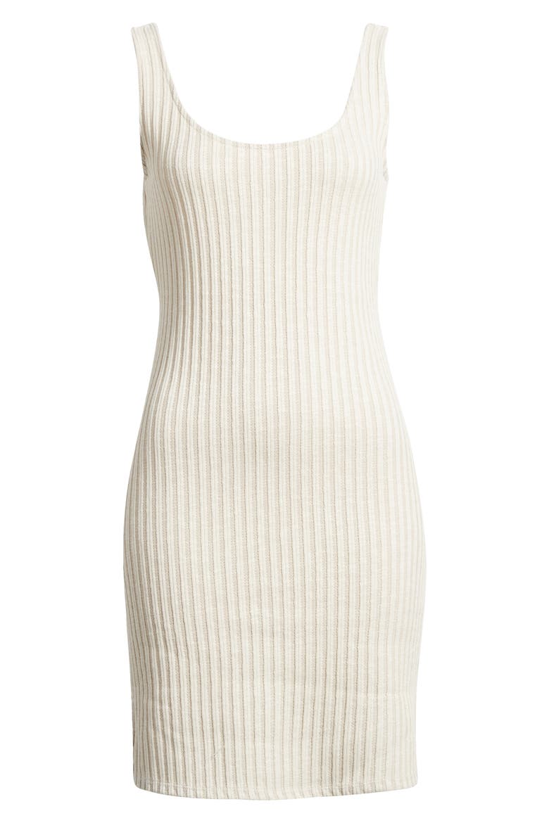 Sea of Dreams Rib Minidress, Alternate, color, NATURAL