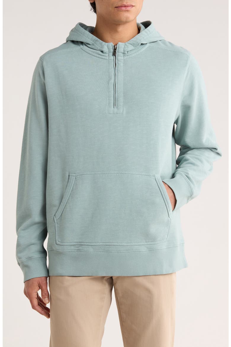 Cirrus Breeze Half Zip Hoodie, Main, color, DARK ALPINE