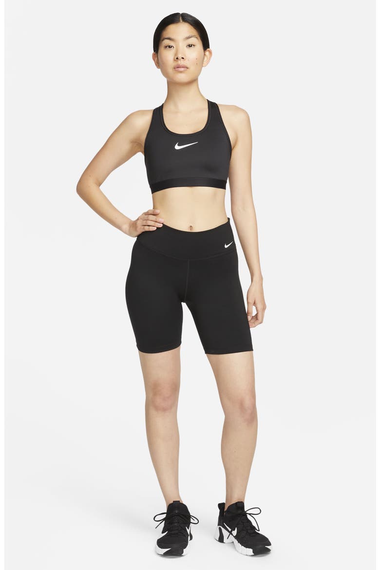 Dri-FIT Swish High Support Sports Bra, Alternate, color, 010 BLACK/IRON GREY/WHITE