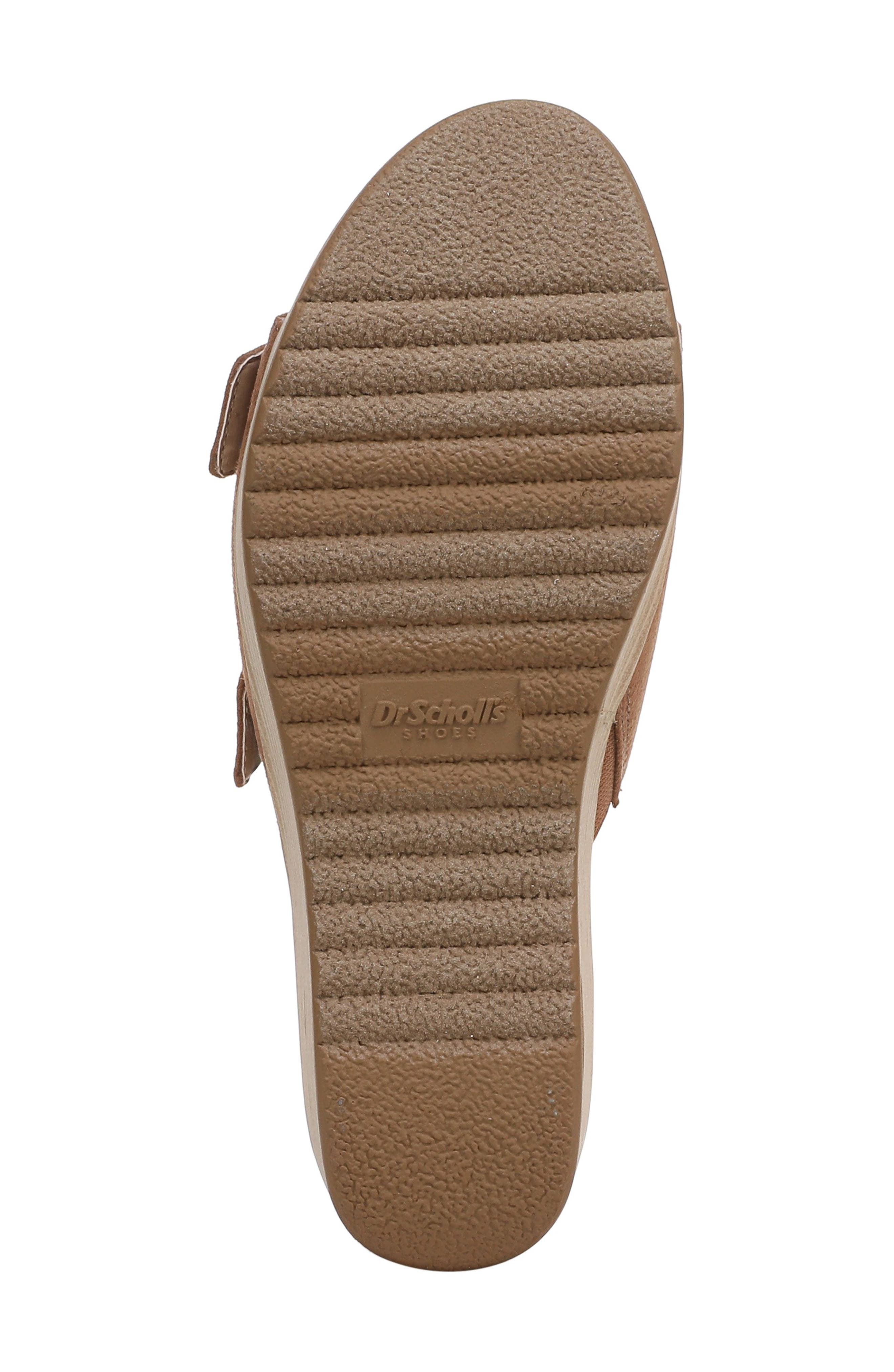 Dr. Scholl's Cali Breeze Wedge Sandal, Alternate, color, Honey Brown