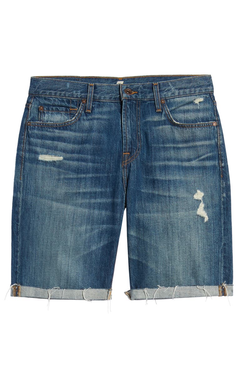 7 For All Mankind <sup>®</sup> Cutoff Denim Shorts, Alternate, color,