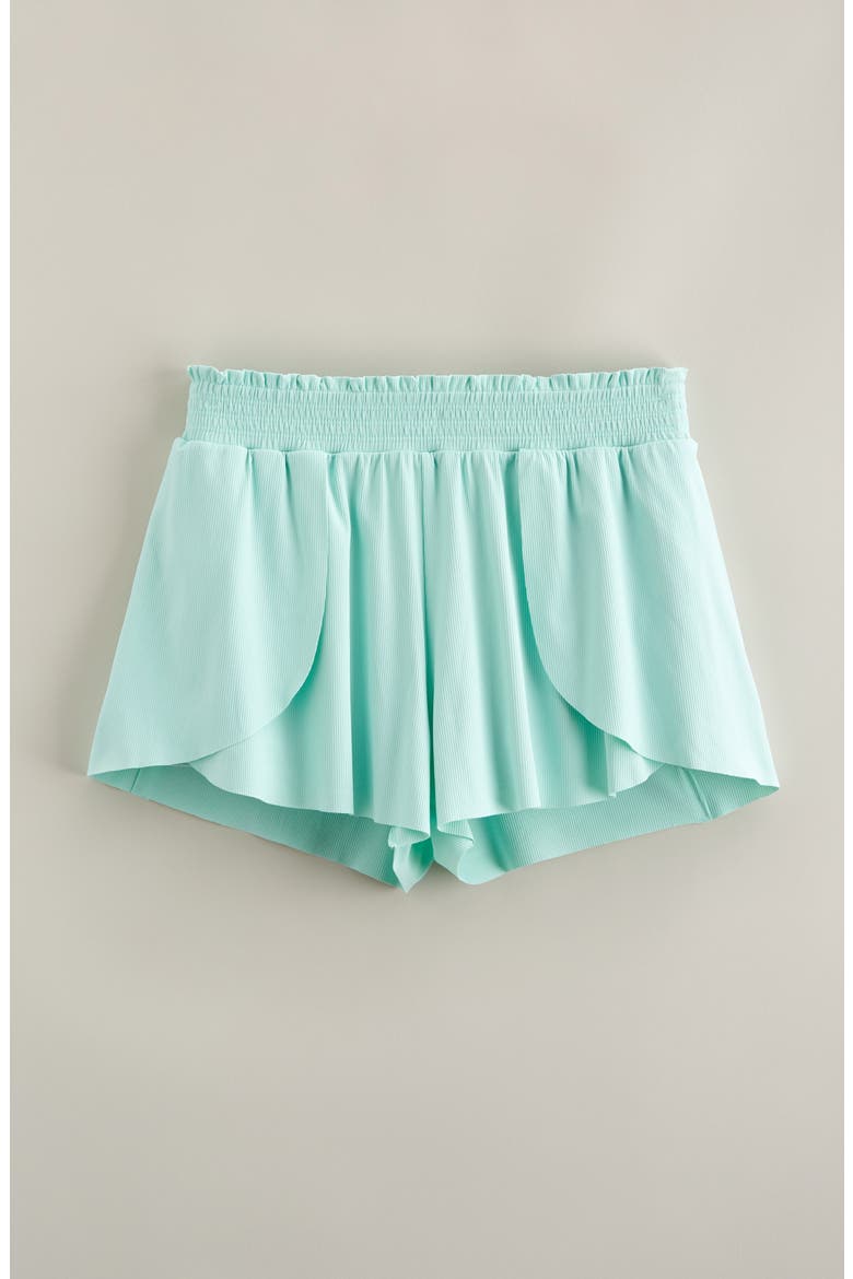 Kids' High Kick Skirty Short, Main, color, GREEN BROOK