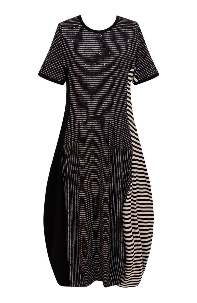 Alembika Jersey patchwork cocoon maxi, Alternate, color, 